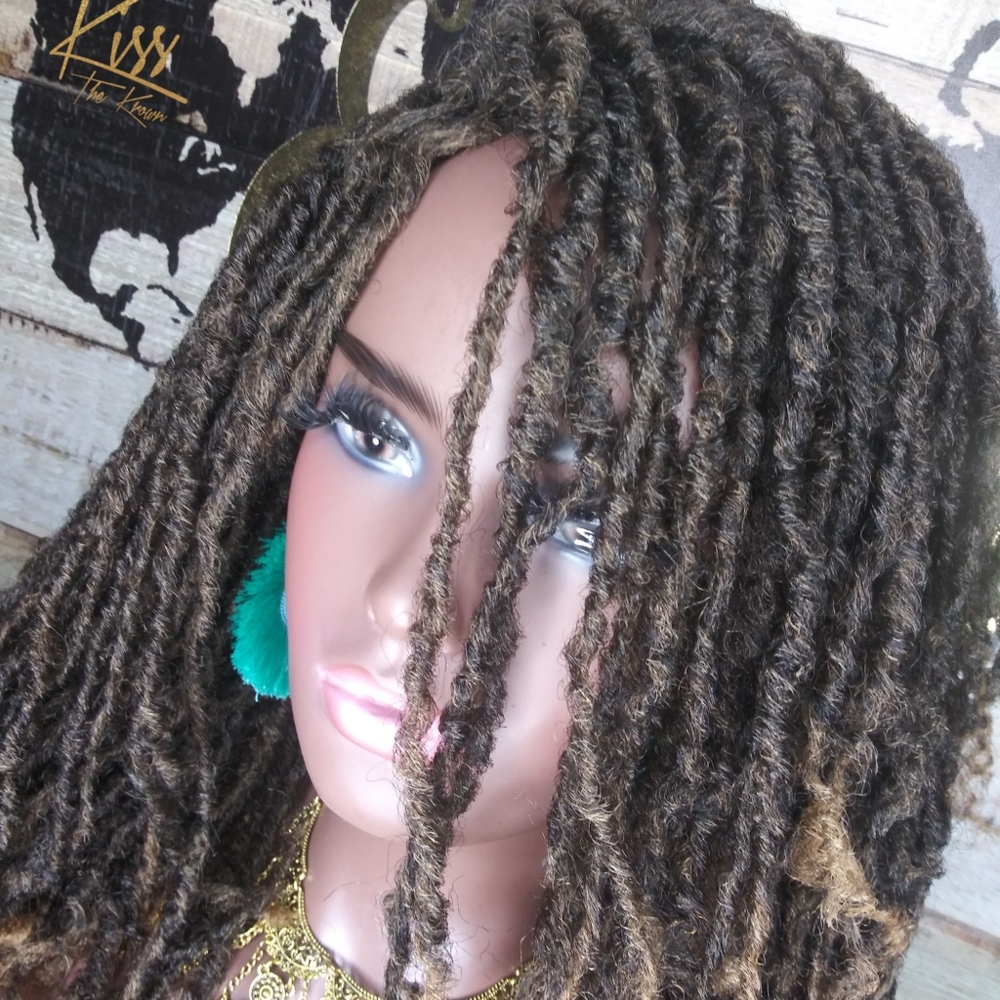 Soft Dreadlock Wig 20 in Ombre 1B/27 Full Wig - Picture 3 of 7